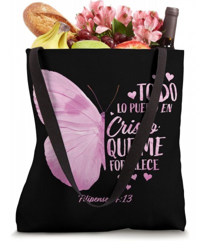 Christian Gift Women Spanish Religious Verse Sayings Her Mom Tote Bag $15.37 Totes