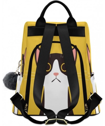 Cat Women Backpack Purse Anti-theft Casual Shoulder Bag Fashion Ladies Bags $20.16 Backpacks