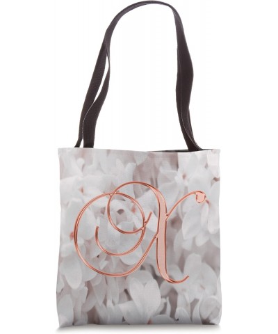 X Rose Lilac Flower Petal Plant Nature Initial Letter Name Tote Bag $12.89 Totes