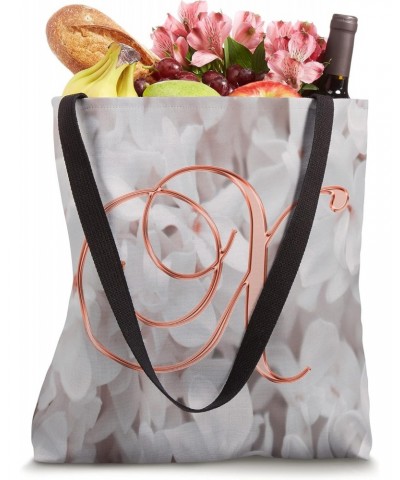 X Rose Lilac Flower Petal Plant Nature Initial Letter Name Tote Bag $12.89 Totes