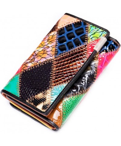 Coin Wallet Women Female Leather Small Purse Holder Woman Wallet Cash and Card Colorful Wallets for Women (Color : D, Size : ...