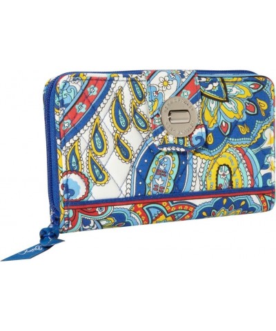 Turn Lock Wallet (Marina Paisley) $50.34 Wallets