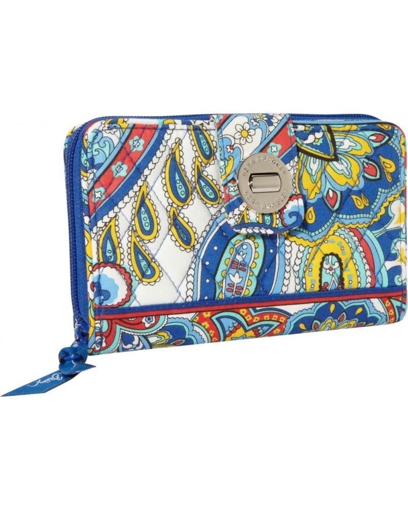 Turn Lock Wallet (Marina Paisley) $50.34 Wallets