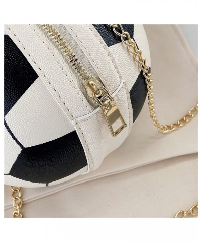 Women's Bag Fashionable Football Bag Versatile Shoulder Bag Messenger Bag Shoulder Bag Black $11.20 Shoulder Bags