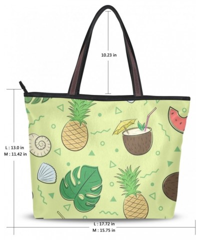 Cooper girl Summer Theme Tote Bag Top Handle Handbag Shoulder Bag Large Capacity $16.80 Totes