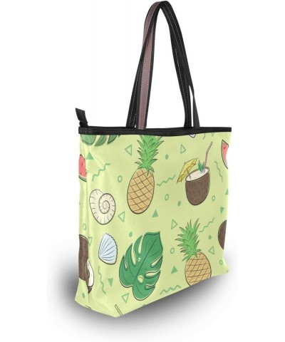 Cooper girl Summer Theme Tote Bag Top Handle Handbag Shoulder Bag Large Capacity $16.80 Totes