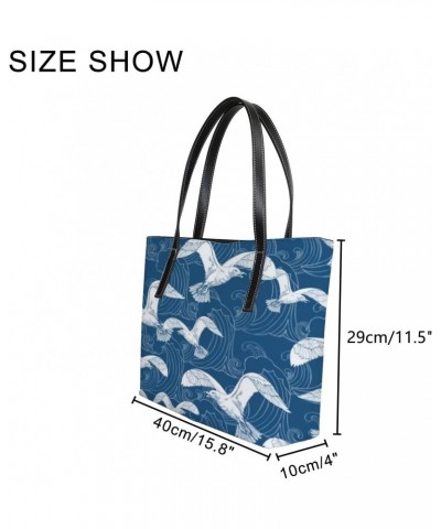 Fashionable women's handbag tote bag, Beach Theme Fashion Seamless Patternprinted shoulder bag is light and durable $27.02 Sh...