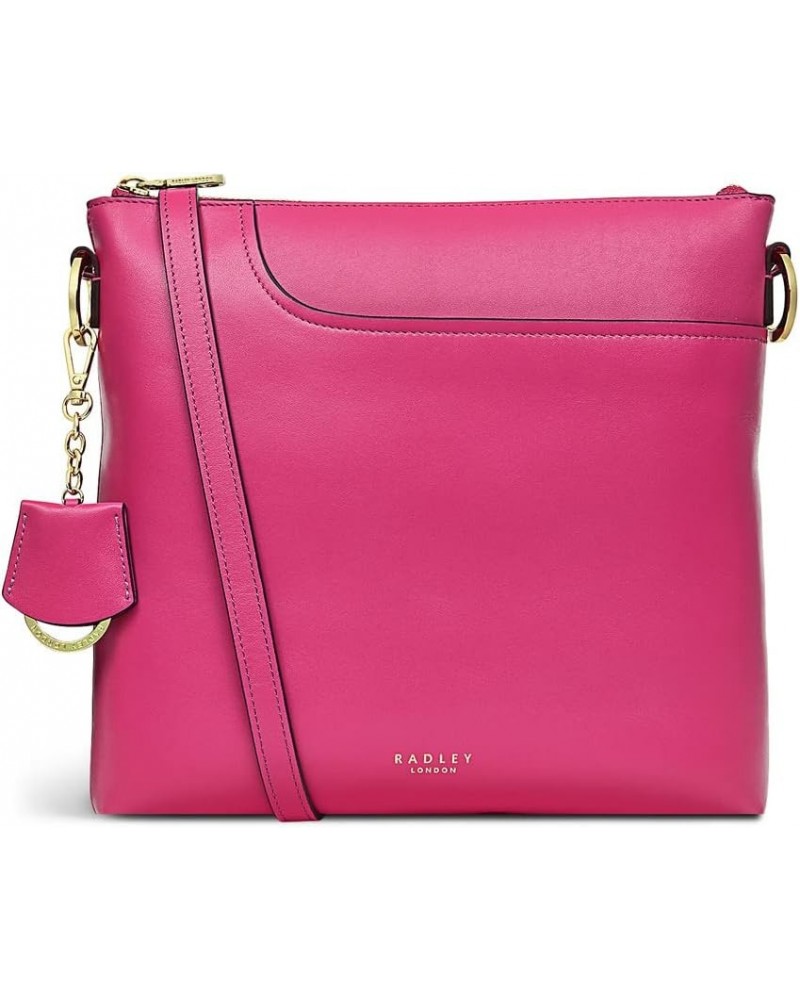 London Pockets 2.0 - Medium Ziptop Crossbody Cerise $69.13 Crossbody Bags