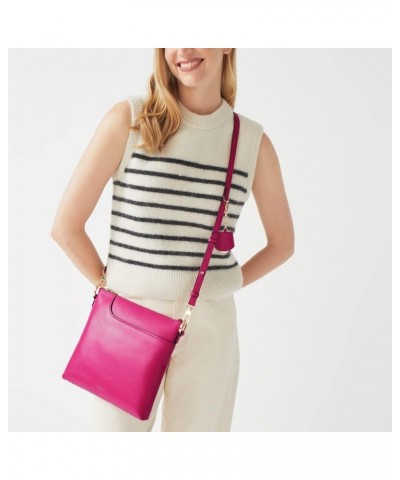 London Pockets 2.0 - Medium Ziptop Crossbody Cerise $69.13 Crossbody Bags