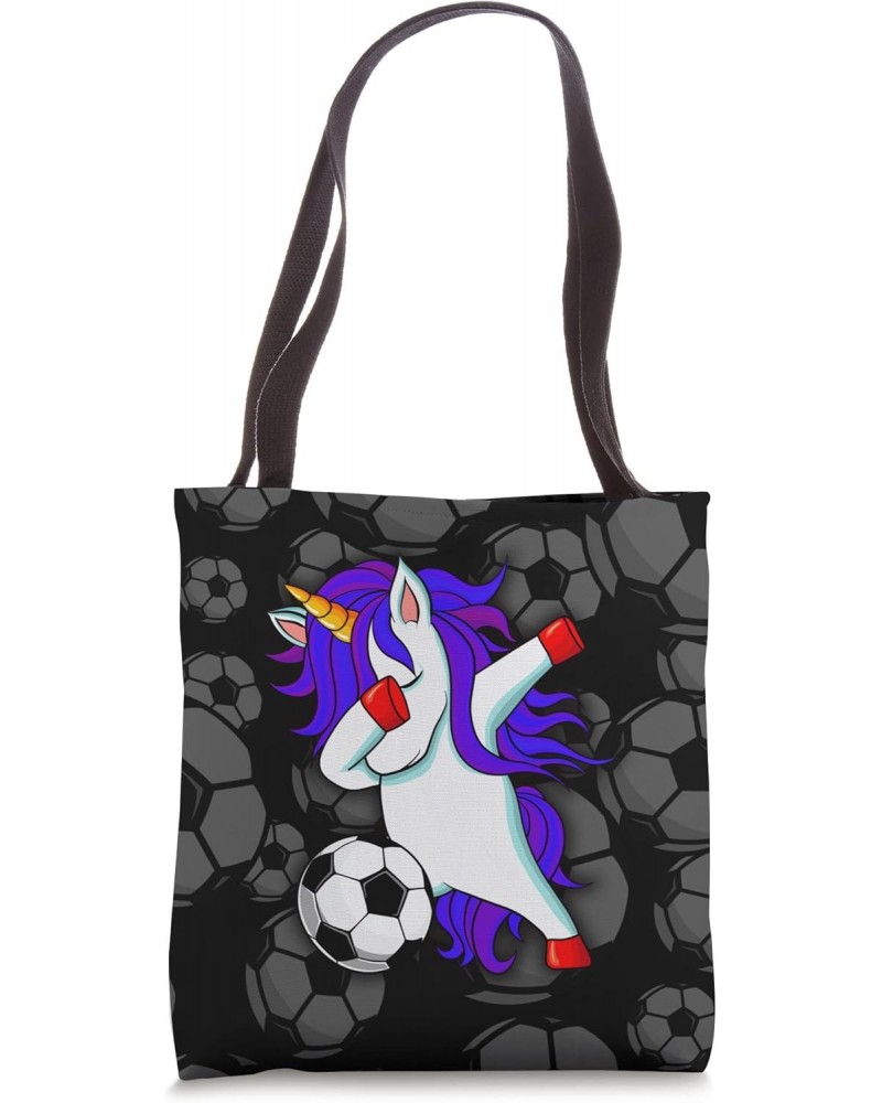 Dabbing Unicorn - Soccer Lovers Jersey Football Fans Sport Tote Bag $11.25 Totes