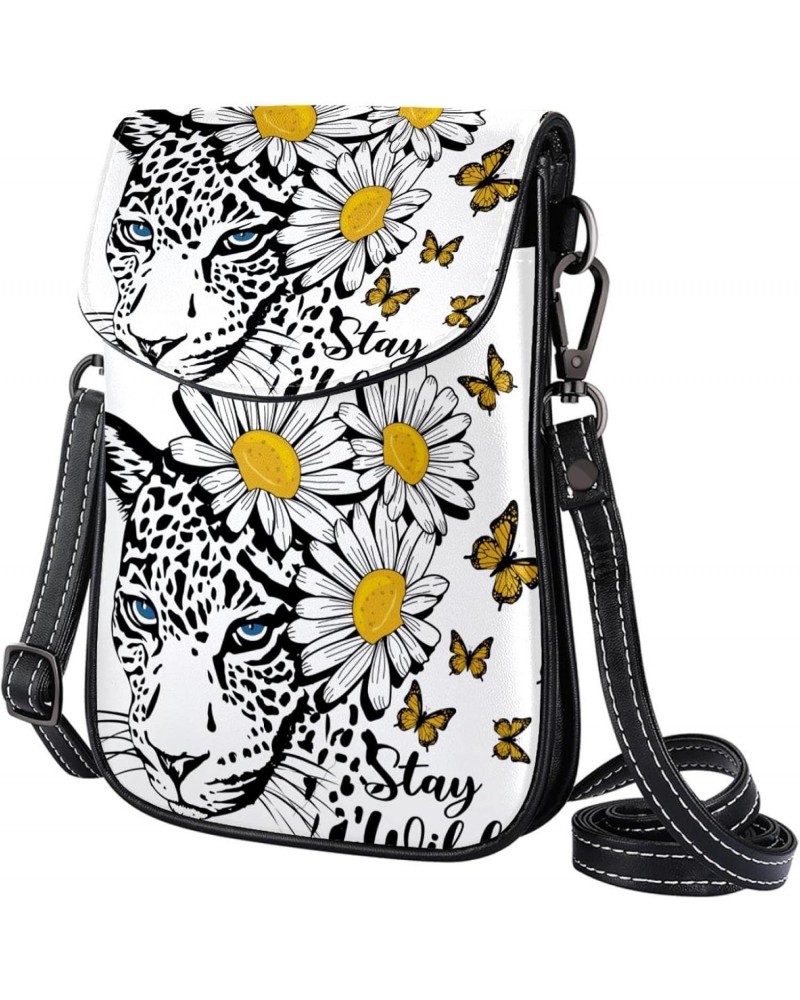 Small Crossbody Bag Cheetahs Cell Phone Purse Wallet $15.78 Crossbody Bags