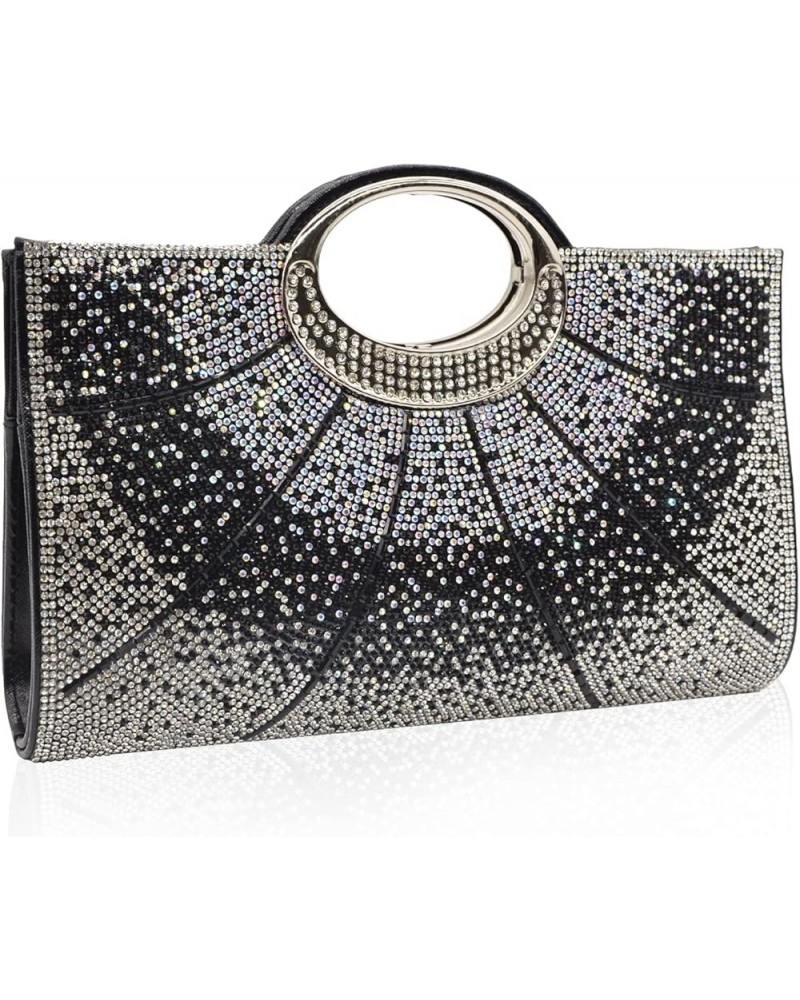 Clutch Purses for Women Rhinestone Evening Bag Wedding Party Cocktail Purses Handbags. Black $18.87 Evening Bags