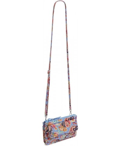 Cotton Wallet Crossbody Purse with RFID Protection Provence Paisley $38.25 Crossbody Bags