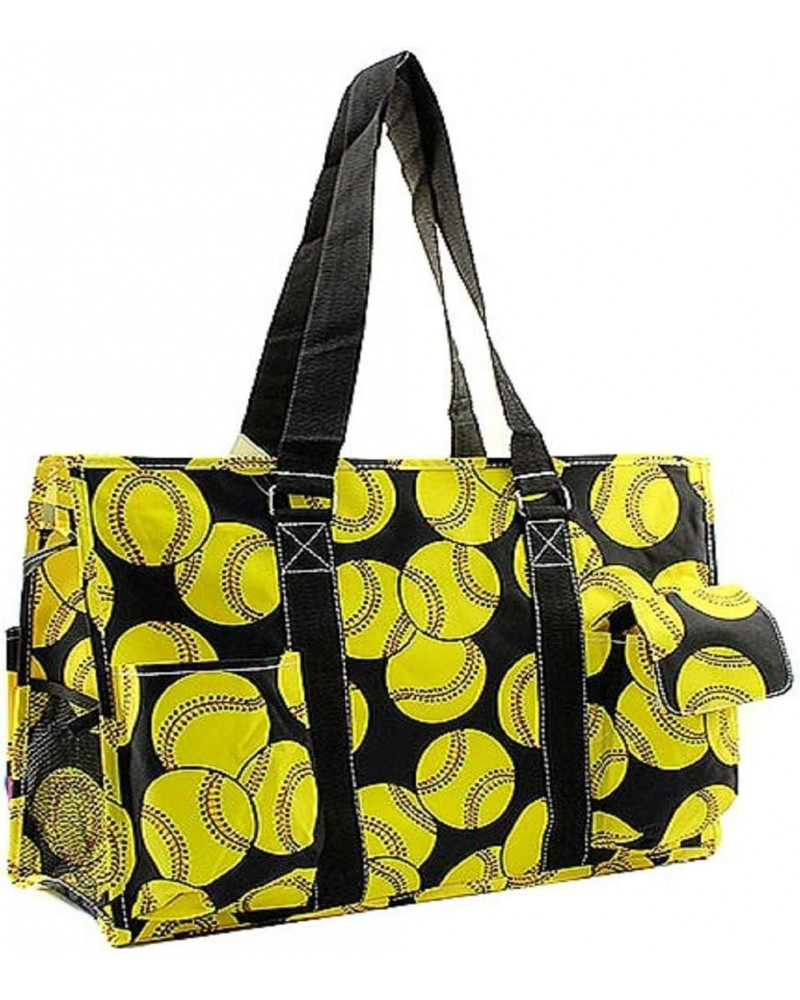 Softball Sports Multipurpose Utility Tote Bag Shopping Travel $17.06 Shoulder Bags