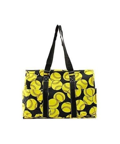 Softball Sports Multipurpose Utility Tote Bag Shopping Travel $17.06 Shoulder Bags