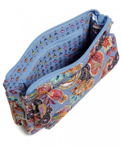 Cotton Wallet Crossbody Purse with RFID Protection Provence Paisley $38.25 Crossbody Bags