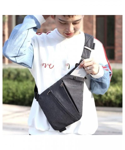 Anti Theft Travel Bag for Women Men, Personal Flex Travel Purses Anti Theft Crossbody Bags Sling Shoulder Bag Multi Pocket Mi...