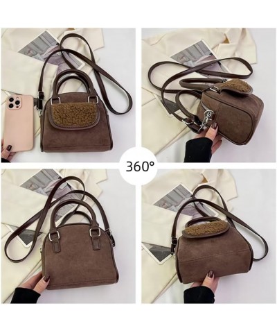 Women Small Purse and Handbag Cell Phone Purse Top Handle Satchel Stylish Hobo Crossbody Handbag Vintage Shoulder Bag Coffee ...