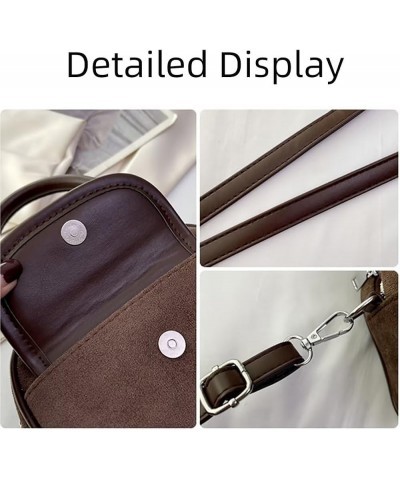 Women Small Purse and Handbag Cell Phone Purse Top Handle Satchel Stylish Hobo Crossbody Handbag Vintage Shoulder Bag Coffee ...