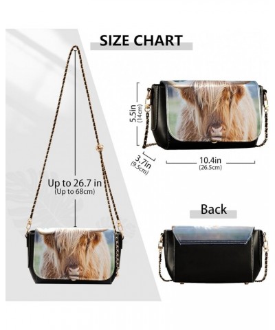 Crossbody Bags for Women Trendy Women's Black Shoulder Bag Small PU Leather Flap Cross Body Bag Handbags Pattern6 $19.26 Cros...