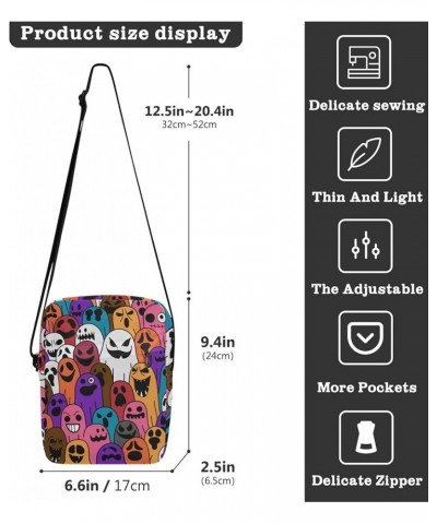 Small Shoulder Messenger Bags Women and Men Mini Adjustable Crossbody Handbag Multicoloured18 $9.68 Crossbody Bags