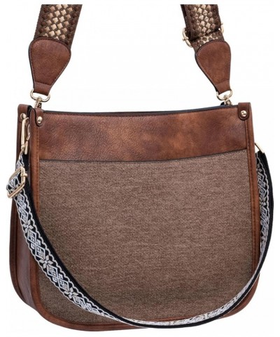 Crossbody Bag Women Vegan Leather Hobo Handbag Trendy Crossbody Shoulder Bag Purses For Women with 2 Adjustable Strap A0-zs R...