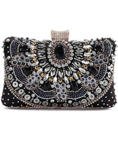 Clutch Purses for Women Rhinestone Evening Crossbody Bags Beaded Sequin Shoulder Bag Crystal Wedding Prom Handbags $12.40 Eve...