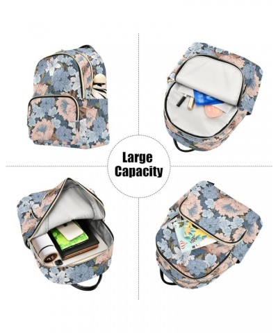 Colorful Flowers Women's Backpack Purse Causal Daypack Work Travel College Business Trip Bag Shoulder Bag Small $16.31 Backpacks