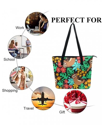 Fashion Large Capacity Satchel Tote Bag Casual Shoulder Bag Soft Leather Purse Color44 $13.63 Totes