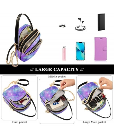 Crossbody Bags For Women Crossbody Bag Leather Chain Strap Multi Zipper Pockets Phone Purses Handbag Shoulder Bag Color 18 $1...