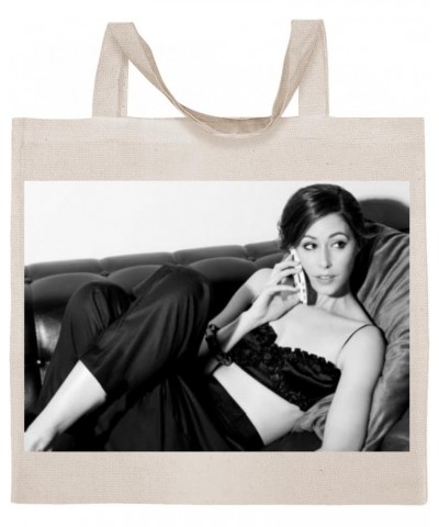 Amanda Crew - Cotton Photo Canvas Grocery Tote Bag IDPP772608 $17.11 Totes