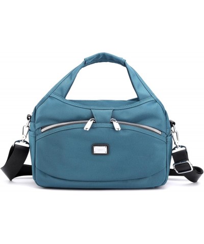 Women's Crossbody Oxford Cloth Nylon Shoulder Bag Green $23.11 Shoulder Bags