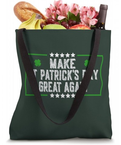 Make St Patrick's Day Great Again Funny St Patrick's Day Tote Bag $12.74 Totes