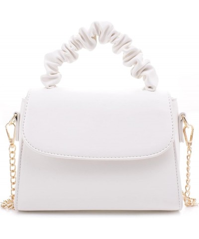 Mini Top handle Crossbody Bag White $14.57 Crossbody Bags