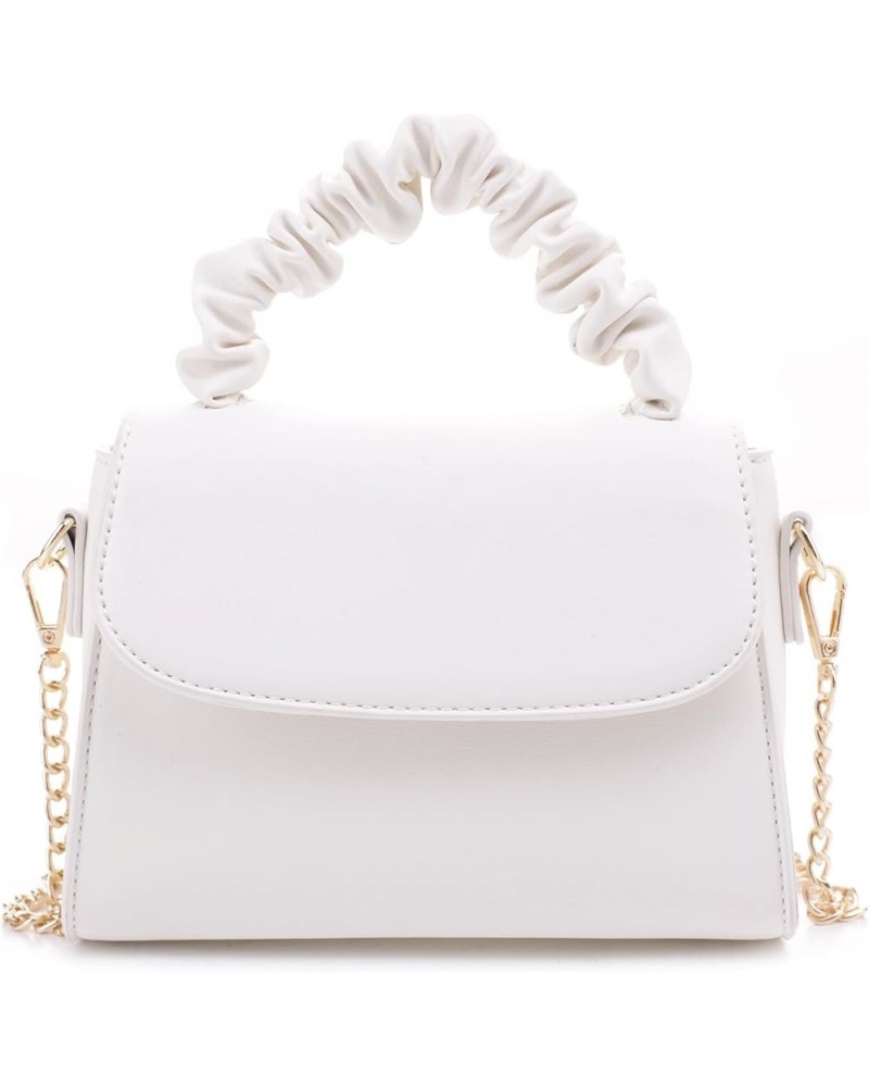 Mini Top handle Crossbody Bag White $14.57 Crossbody Bags