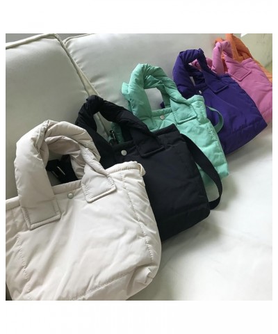 Puffer Tote Bags for Women Small Tote Bag Stylish Mini Puffy Purses Chic Crossbody Bag Shoulder Bag Hobo Satchel Gift 2023 Pu...