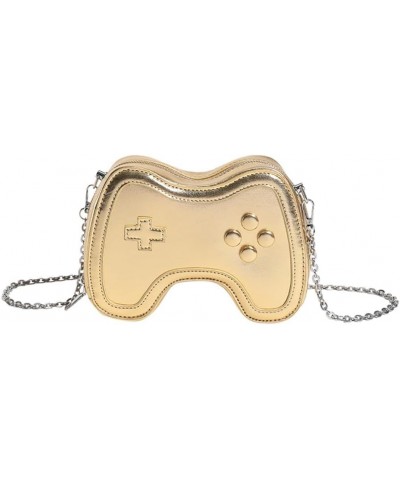 Women's Glossy Game Controller Handle Chain Crossbody Bag, Creative Funny Shoulder Bag, PU Retro Underarm Cell Phone Purse Go...