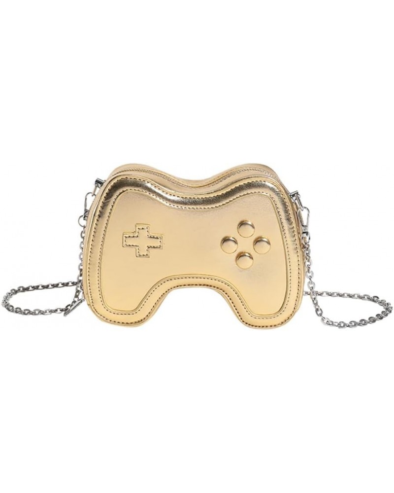 Women's Glossy Game Controller Handle Chain Crossbody Bag, Creative Funny Shoulder Bag, PU Retro Underarm Cell Phone Purse Go...