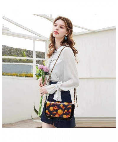 Crossbody Bags for Women Trendy Women's Black Shoulder Bag Small PU Leather Flap Cross Body Bag Handbags Pattern11 $23.36 Cro...