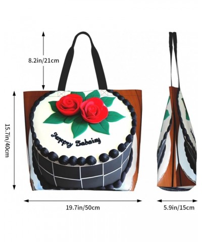 Delicious Cakes Women'S Shoulder Shopping Bag, Suitable For Daily Travel Shopping, Handbag Items Storage $14.12 Shoulder Bags