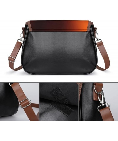 Medium Crossbody Bags for Women Printed Shoulder Messenger Bags Designer Satchels Darts Color1 $19.36 Satchels