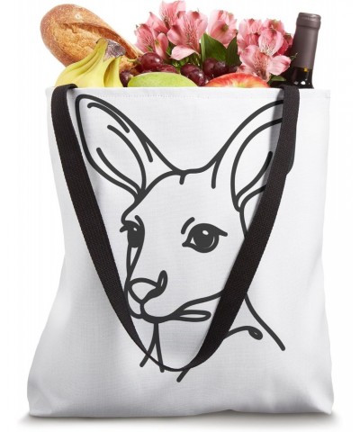 Line Art Dad Mom - Kangaroo Tote Bag $12.25 Totes