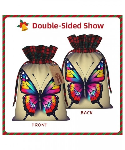 Daisy Flower Christmas Gift Bag - Stylish Eco-Friendly Polyester Bag For Your Festive Presents Colorful Butterfly Small $9.89...