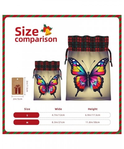 Daisy Flower Christmas Gift Bag - Stylish Eco-Friendly Polyester Bag For Your Festive Presents Colorful Butterfly Small $9.89...