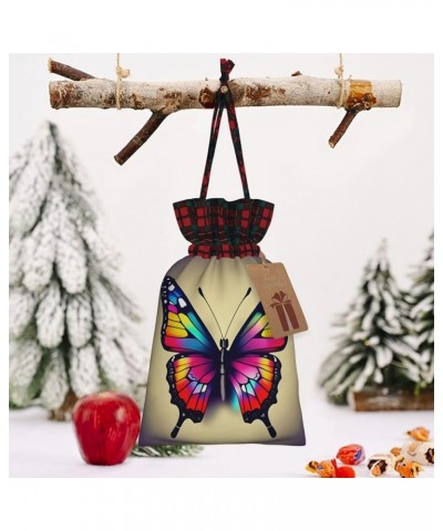 Daisy Flower Christmas Gift Bag - Stylish Eco-Friendly Polyester Bag For Your Festive Presents Colorful Butterfly Small $9.89...