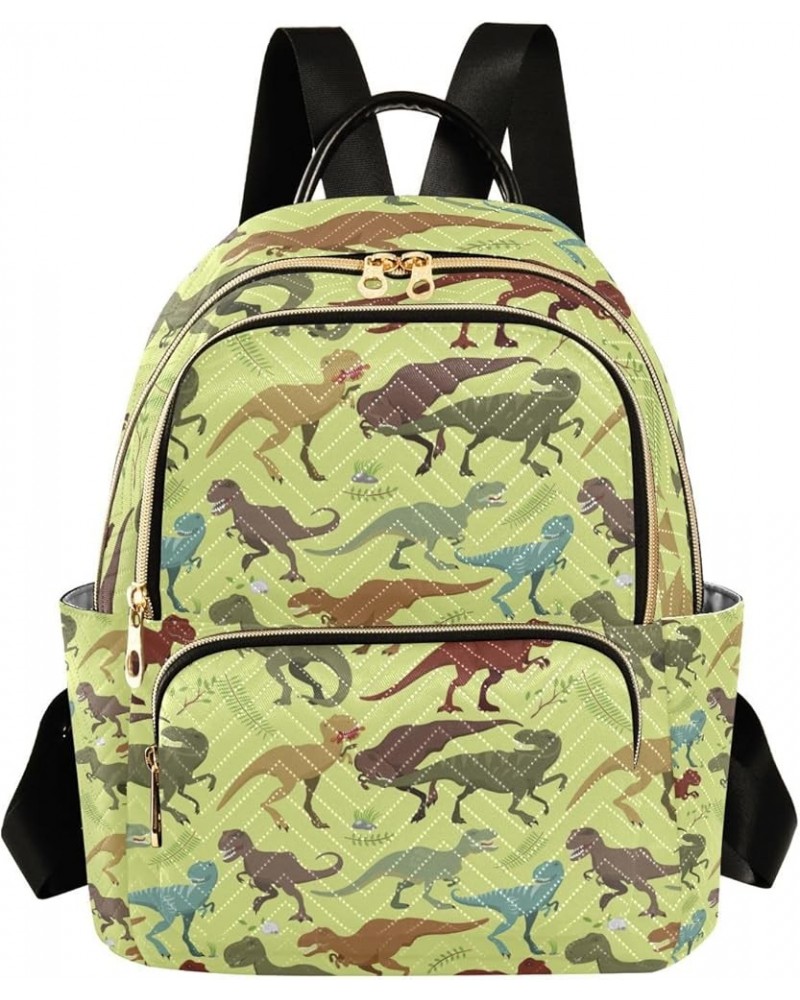 Women Backpack Large Dino Anti-Theft Travel Backpack with Luggage Belt Lightweight Handbag Lady Purse Roomy Double Zipper Wee...