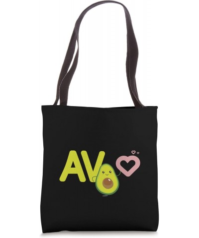 Avocado Couple AVO Vegan Heart Tote Bag $13.30 Totes