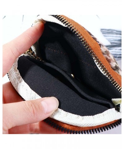 Fabric Embroidery Women Coin Purses Short Wallet, Change Purse With Zipper, PU leather Key Card Bag Credit Card Holder(black,...