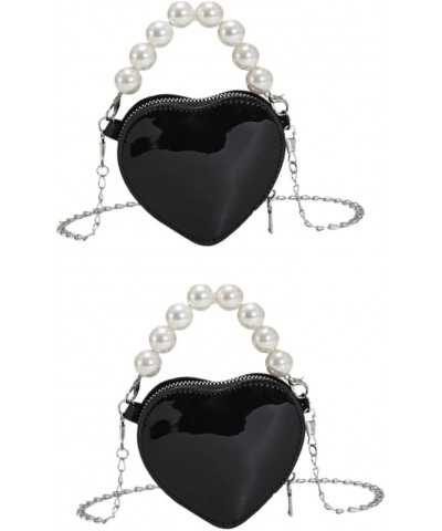 2pcs Love Bag Chic Mini Heart Handbag Mini Bag Heart Shoulder Bag Chain Evening Bag Goth Bag Crossbody Bags for Women Trendy ...