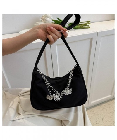 Bag Jewelry Ladies Small Shoulder Casual Animal Fashion Handbag Bag One Underarm Chain Bag Clear Shoulder Bag for Women Black...